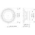 LAVOCE WSF081.82 8 Zoll  Woofer, Ferrit, Stahlkorb