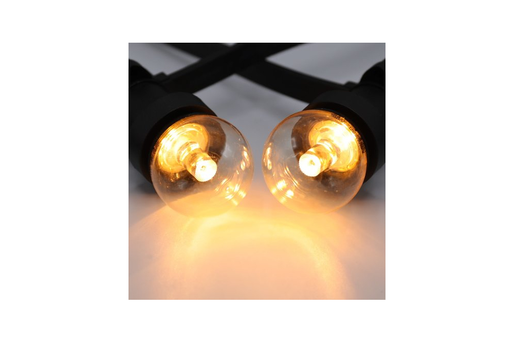 E27 City LED - 1,5 Watt G45 Tropfenlampe LENS extra warmweiß 2000K (vergl. 15W)