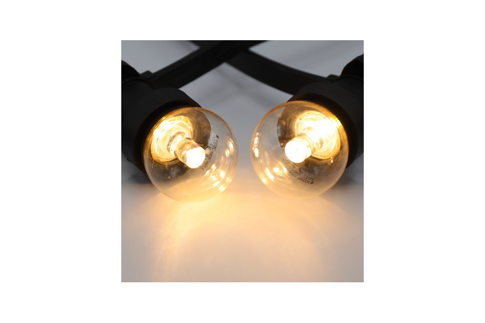 E27 City LED - 1 Watt G45 Tropfenlampe LENS warmweiß 2650K (vergl. 7W)