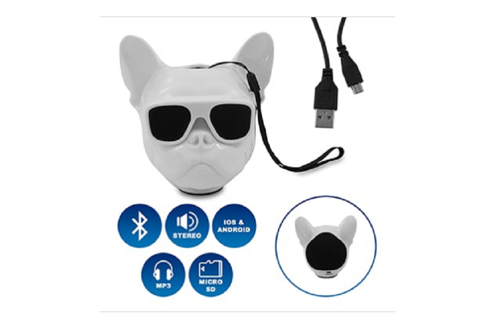 Bulldog Design-Lautsprecher, wireless  Android / IOS Bluetooth 4.1