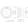 LAVOCE SSF102.50L 10 Zoll  Subwoofer, Ferrit, Stahlkorb
