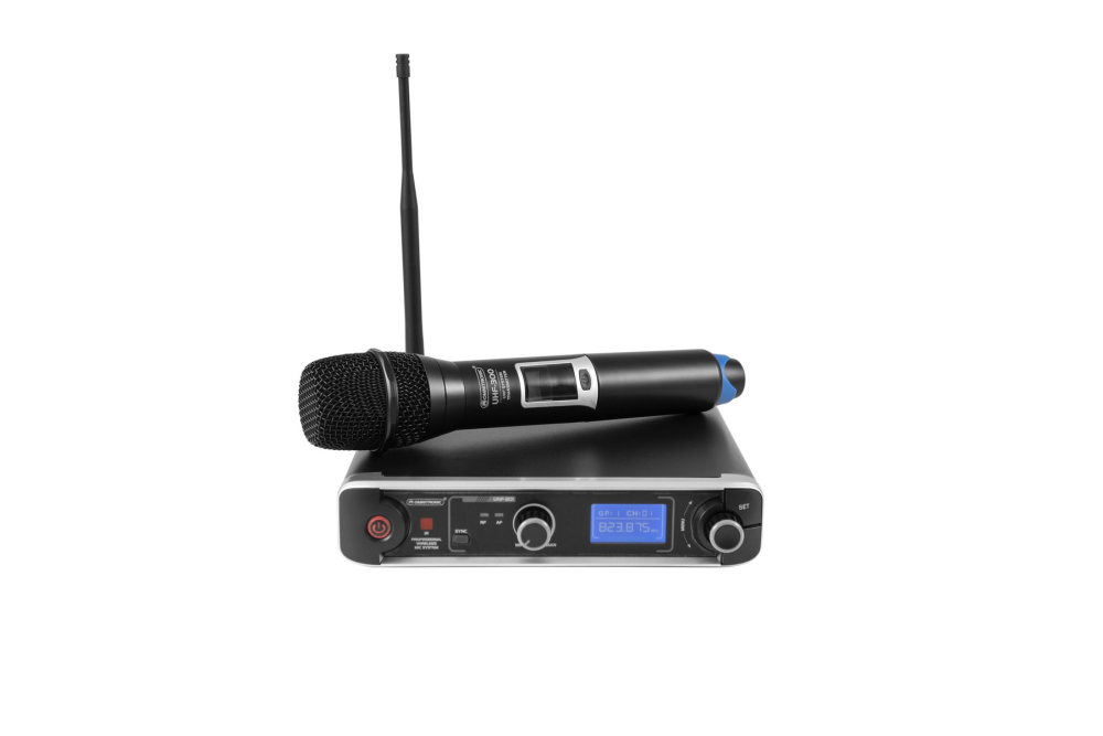 OMNITRONIC UHF-301 1-Kanal-Funkmikrofonsystem 823-832/863-865MHz
