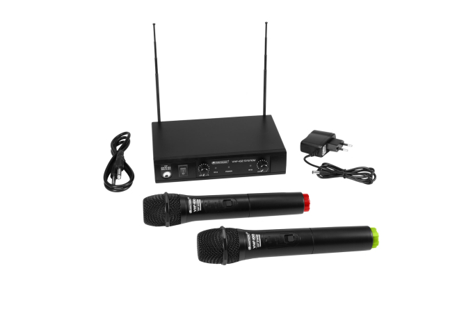 OMNITRONIC VHF-102 Funkmikrofon-System 215.85/207.55MHz