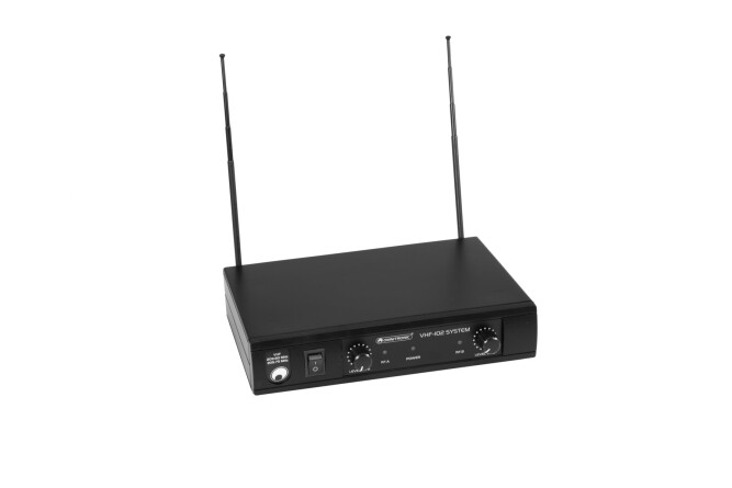 OMNITRONIC VHF-102 Funkmikrofon-System 212.35/200.10MHz