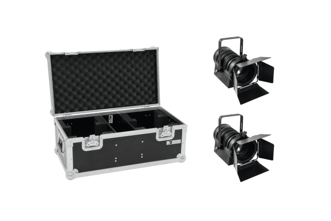 EUROLITE Set 2x LED THA-40PC sw + Case