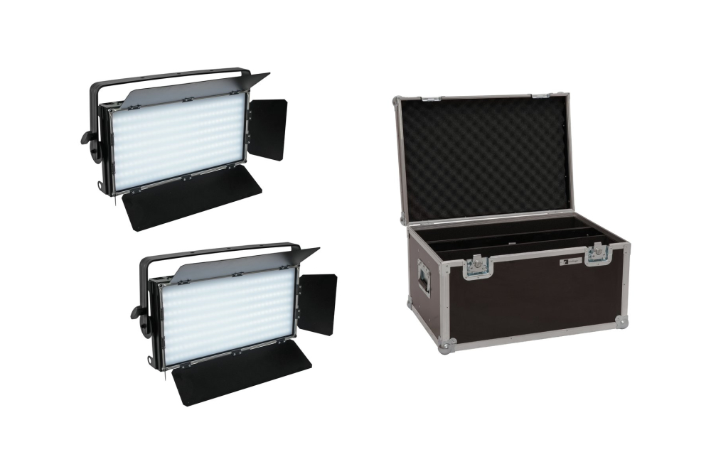 EUROLITE Set 2x LED PLL-480 CW/WW Panel + Case