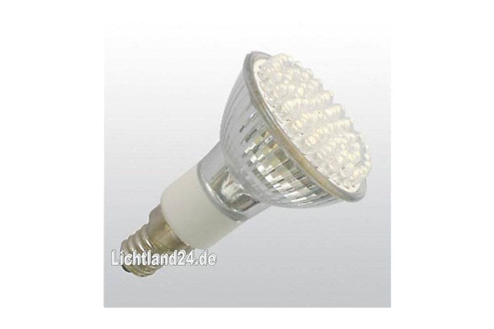 E14 - LED Hochvoltstrahler 3,0 Watt - extra hellweiß 60 LEDs - 230V