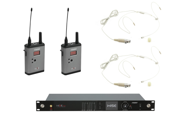 PSSO Set WISE TWO + 2x BP + 2x Headset 518-548MHz