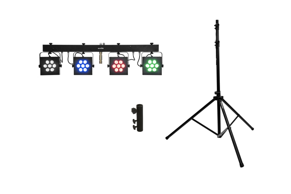 EUROLITE Set LED KLS-3002 + M-4 Boxenhochständer