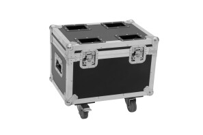 ROADINGER Flightcase 4x LED TMH-13/17/S30/W36 mit Rollen