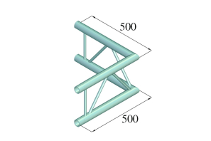 ALUTRUSS BILOCK BQ2-SPAC21V 2-Weg Ecke 90° sw