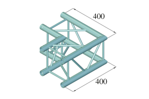 ALUTRUSS DECOLOCK DQ4-SPAC21 2-Weg Ecke 90°sw