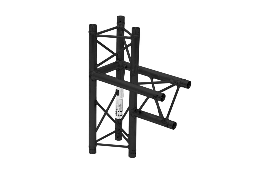 ALUTRUSS DECOLOCK DQ3-SPAT37 3-Weg T-Stück 90° sw