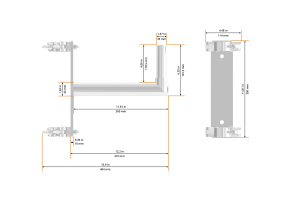 Lautsprecherhalterung für F31-F45 stage black