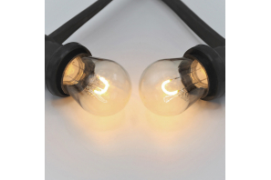 E27 City LED - 1 Watt U-Filament ST44 Lang-Tropfenlampe dimmbar - extra warmweiß 2000K (vergl. +8W)