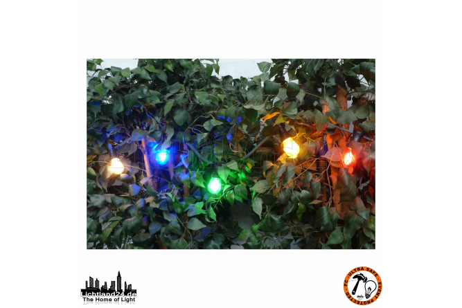 E27 City LED - 3,5 / 4 Watt ST44 dimmbare Lang-Tropfenlampe Filament Farbmix + 2000K (vergl. +25W)