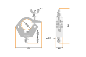 Half Coupler Slim Hex 48-51/30/750kg