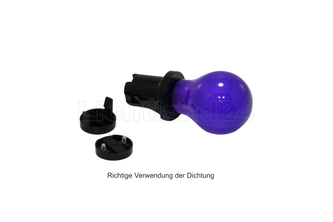 RETRO E27 Illu Lichterkette 95 M / 95 Fassungen -...