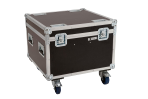 ROADINGER Flightcase 4x LED Theatre COB 100 Serie mit Rollen