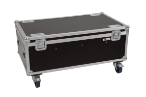 ROADINGER Flightcase 8x LED IP PAR 7x8W QCL/7x9W SCL mit Rollen