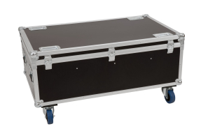 ROADINGER Flightcase 8x LED IP PAR 7x8W QCL/7x9W SCL mit Rollen