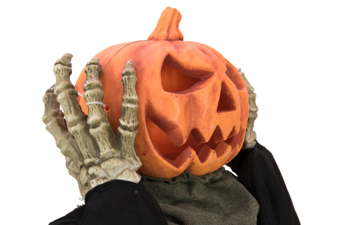 EUROPALMS Halloween Figur POP-UP Kürbis, animiert 70cm