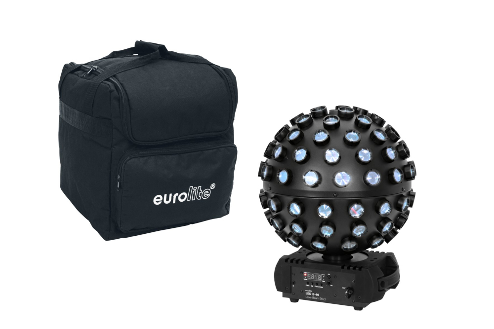 EUROLITE Set LED B-40 Laser Strahleneffekt + Soft-Bag