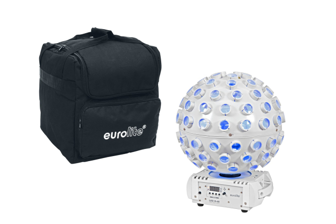 EUROLITE Set LED B-40 Laser Strahleneffekt ws + Soft-Bag