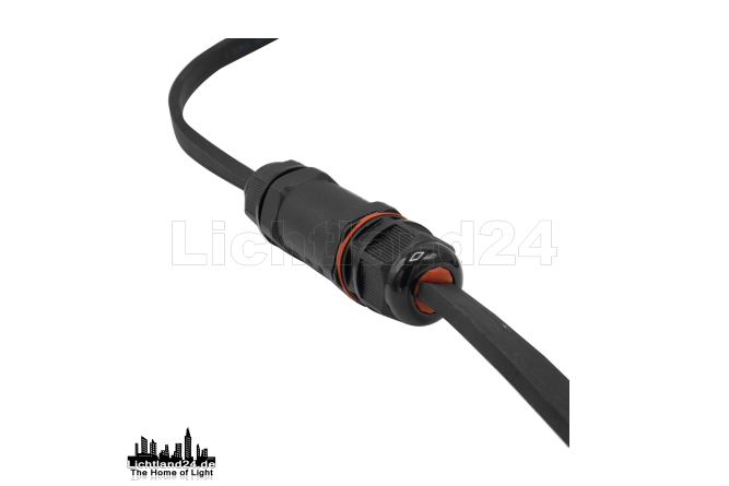 Kabel Verbinder für Illu Lichterketten Flachkabel H05RNH2-F2X1,5 IP68