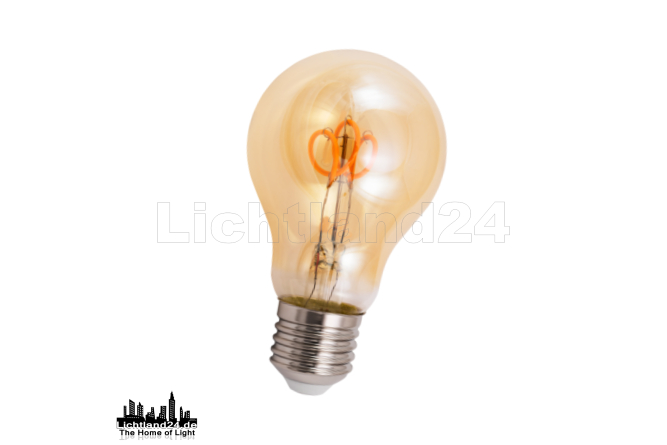 RETRO SPIRAL - E27 - LED Filament Glühlampe A60 - 2W...
