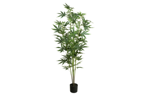 EUROPALMS Hanfpflanze, Kunstpflanze, 150cm