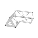 DECOTRUSS SAC-21 2-Weg-Ecke 90° silber