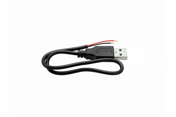 OMNITRONIC Kabel USB-A auf 2x offene Kabelenden 30cm