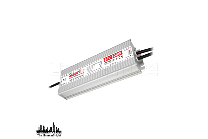 HQ Scharfer LED Trafo 300W / 24V 190-250V IP67