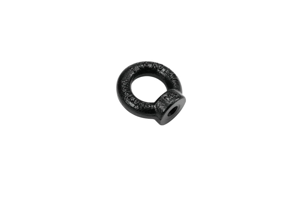 SAFETEX Ringmutter M8 schwarz galvanisiert DIN 582