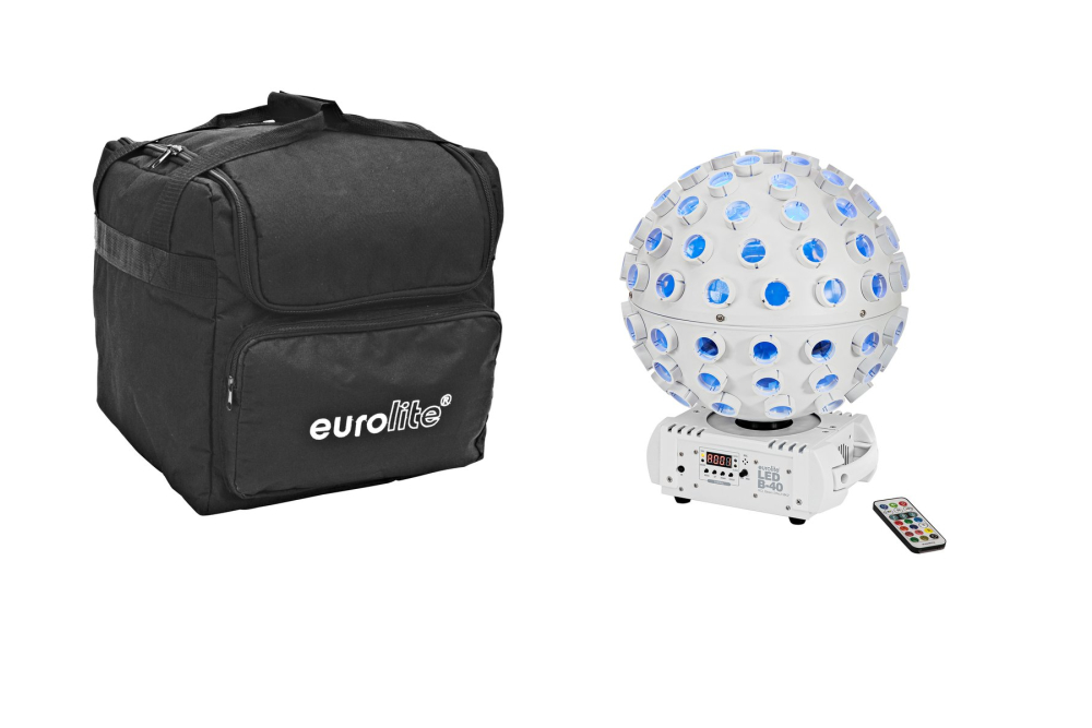 EUROLITE Set LED B-40 HCL MK2 weiß + Soft-Bag