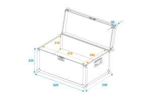 ROADINGER Universal-Transport-Case 60x30x30cm