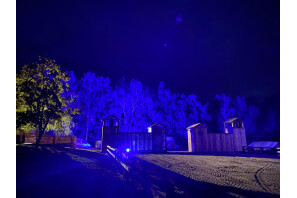LED Floodlight 200W LEDs blau 120° IP65