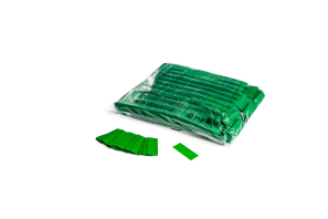 Slowfall confetti rectangles 55x17mm - Dark Green
