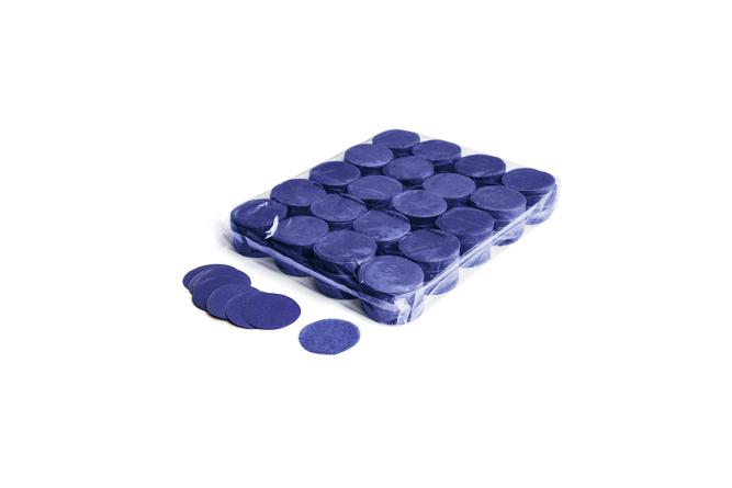 Slowfall confetti rounds Ø 55mm - Dark Blue
