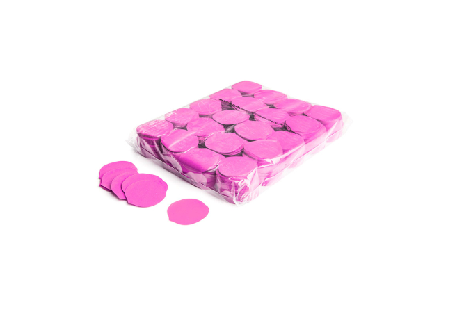 Slowfall confetti rose petals Ø 55mm - Pink