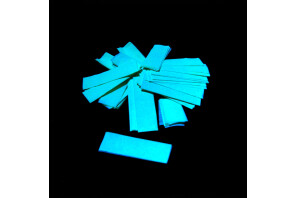 Slowfall UV confetti 55x17mm - Fluo Green