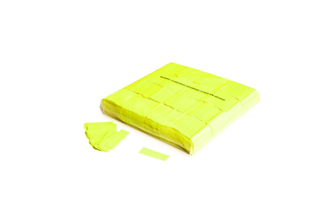 Slowfall UV confetti 55x17mm - Fluo Yellow