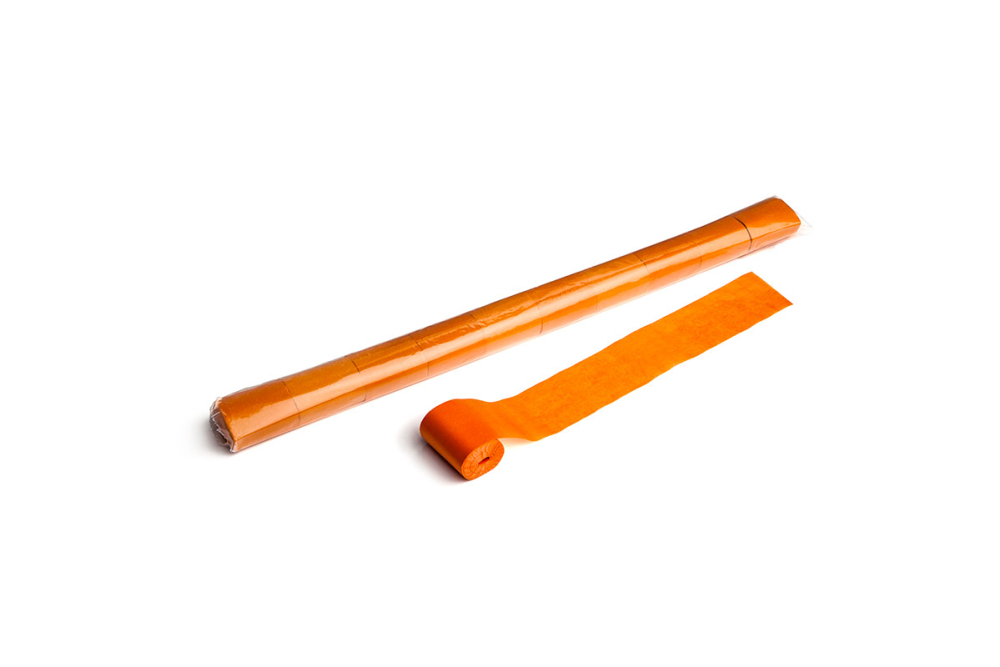 Stadium Streamers 20m x 5cm - Orange