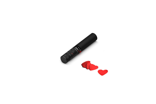 Handheld Cannon S Confetti Red Hearts 28cm