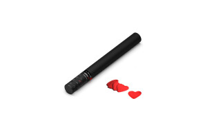 Handheld Cannon Confetti Red Hearts 50cm