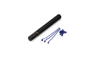 Handheld Cannon Streamers Dark Blue 50cm