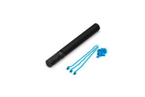 Handheld Cannon Streamers Light Blue 50cm