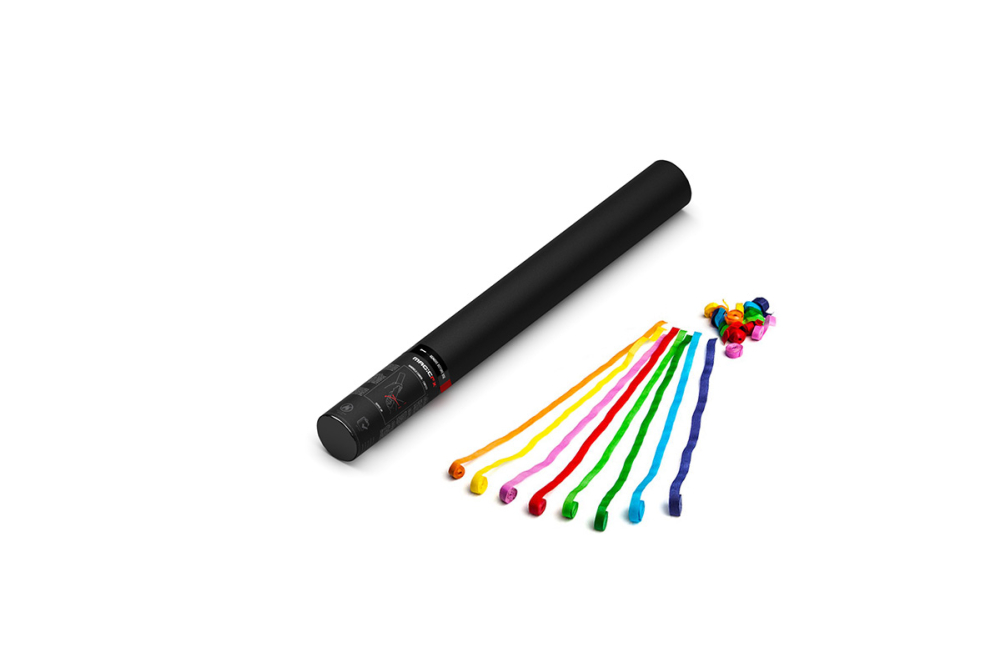 Handheld Cannon Streamers Multicolour 50cm