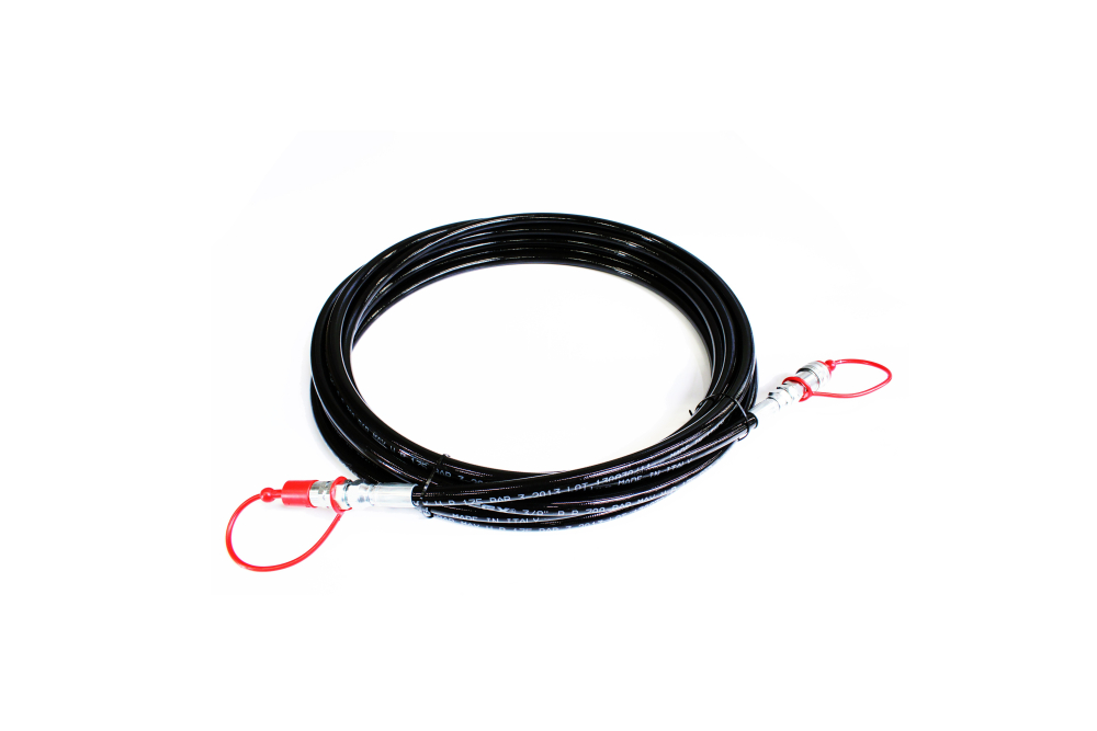 CO2 high pressure hose 3/8 Male - Female 1,25m